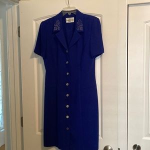 Danny and Nicole Royal blue dress. Size 6.